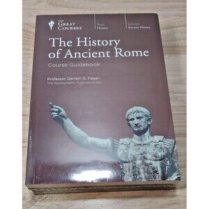 History of Ancient Rome SEALED 8 DVDs + Guidebook Great Courses Garrett G Fagan